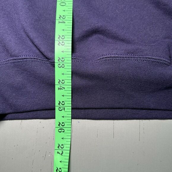 VTG Late 90s Champion LSU Louisiana State Tigers Purple Crewneck Sweatshirt Sz M - Picture 7 of 7